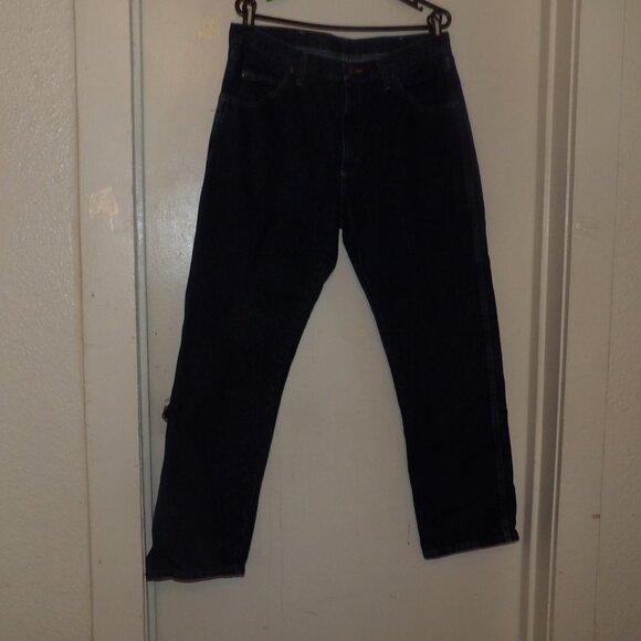 Men's Wrangler Regular Fit Straight Leg Jeans Sz 36/30 - Picture 5 of 8